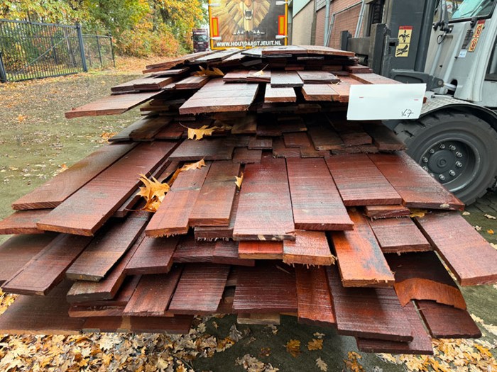 Lot 167 | Mahonie dekplanken 